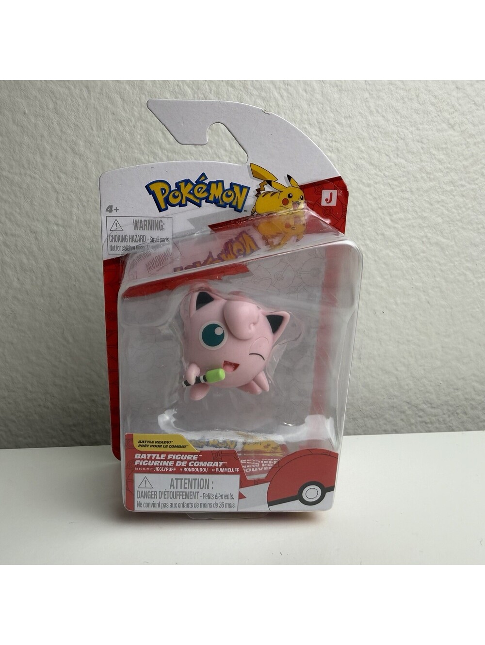 Pokémon Jigglypuff Battle Figure 2” Jazwares Battle Ready New Sealed PKW5023 NIB